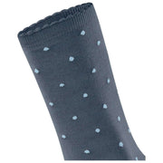 Falke Spike Dot Sokken - Jeans Mel Blauw