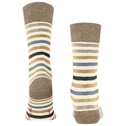 Falke Tinted Stripe Socks - Off White