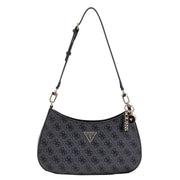 GUESS Noelle II Top Zip Sac à bandoulière - Logo noir charbon