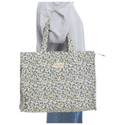 Moon Nude Spring Large Shopper Bag – Blau/Weiß/Grün