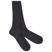 London Sock Company Dash of Class 6-paar sokkenboxenset - zwart/grijs