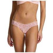 Hanky Panky Signature Lace Low Rise 5 Pack Thongs - Blushing Rose/Lavendar/Clay/Plum/Hot Teal