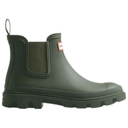 Hunter Downpour Chelsea-Stiefel – Dunkelolivgrün