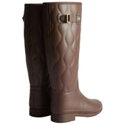 Hunter Original Tall Refined Onion Quilt Wellington Boots - Brown