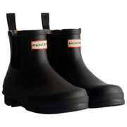 Hunter Original Chelsea-Stiefel mit Tartan-Futter – Schwarz