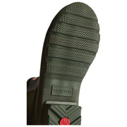 Hunter Original Chelsea-Stiefel mit Tartan-Futter – Dunkelolivgrün