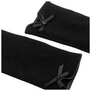 Isotoner Bow Detail Thermal Smartouch Gloves - Black