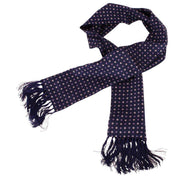 Knightsbridge Neckwear Diamond Aviator Silk Scarf - Navy