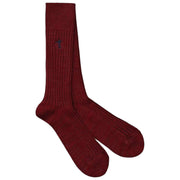 London Sock Company Stiefelsocken – Burgunderrot