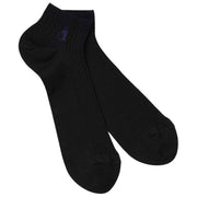 London Sock Company Simply Trainer Socks - Ebony Black
