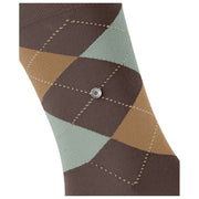Chaussettes Burlington King - Marron/Vert menthe