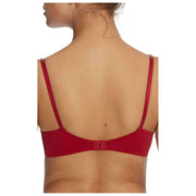 Soutien-gorge balconnet en dentelle Skarlett Blue Entice - Rouge à lèvres/Nylon Tan