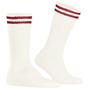 Falke Dynamische Wollsocken – gebrochenes Weiß/Rot