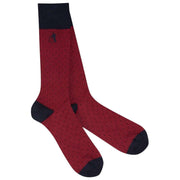 London Sock Company Ultimate Dash of Class 15-Paar Sockenbox-Set – Blau/Schwarz/Rot
