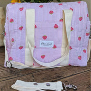 Sac à langer Moon Nude Fraise - Rose/Rouge