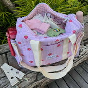 Sac à langer Moon Nude Fraise - Rose/Rouge