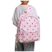 Moon Nude Strawberry Large Rugzak - Roze/Rood