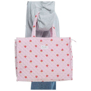 Moon Nude Strawberry Large Shopper Bag - Pink/Red
