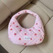 Moon Nude Strawberry Hoop Bag - Roze/Rood