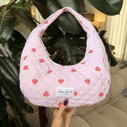 Moon Nude Strawberry Hoop Bag - Roze/Rood
