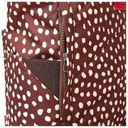 Roka Canfield B Mittelgroßer Rucksack aus recyceltem Canvas – Brauner Fleck