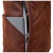 Roka Finchley Large Recycled Canvas Backpack - Chocolate Brown