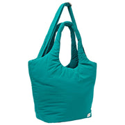 Roka Oxford Medium Taslon Schoudertas - Ocean View Blauw