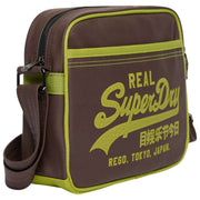 Superdry & Co Mini Alumni Crossbody Bag - French Roast Brown