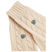 Superdry & Co Premium Kabelhandschoenen - Crèmewit