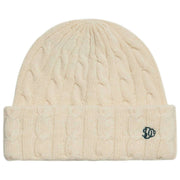 Superdry & Co Premium Cable Knit Beanie Hat - Natural Cream
