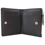 Vivienne Westwood Saffiano Slim Flap Kaarthouder Portemonnee - Zwart