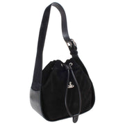 Vivienne Westwood Stacey Suede Leather Bucket Bag - Black