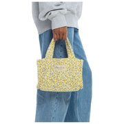 Moon Nude Buttercup Mini-Shopper-Tasche – Gelb/Weiß