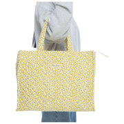 Moon Nude Buttercup Large Shopper-Tasche – Gelb/Weiß