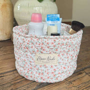Moon Nude Peony Vanity Bucket - Rose/Blanc