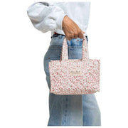Moon Nude Peony Mini Shopper Bag - Rose/Blanc
