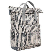 roka-canfield-b-medium-linear-dot-recycled-canvas-backpack---creamblack-34392686
