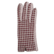 dents-touchscreen-dogtooth-design-gloves---damson-burgundy-34477555