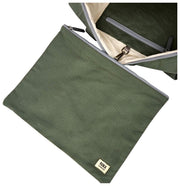 Roka Somerset Large Cotton Canvas Baby Bag - Willow Green