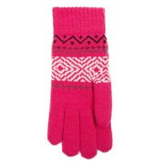 dents-jacquard-geometric-knitted-gloves---fuchsia-pink-34477651