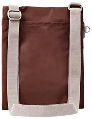 Roka Chelsea B medium crossbodytas van gerecycled nylon - Rocky Road Brown