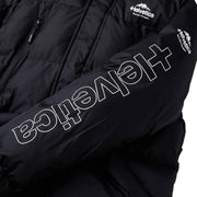 Helvetica Mountain Pioneers Himalaya Parka mit Kapuze – Schwarz