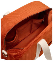 Hindbag Charlie Bowling Bag - Velours Brique Orange