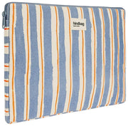 Hindbag Ava Mittelgroße 15-Zoll-Laptoptasche – Orange/Blau gestreift