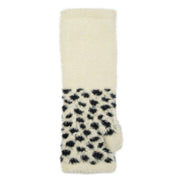 dents-spotted-feather-yarn-knitted-wrist-warmers---ivory-white-34477765