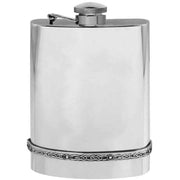 english-pewter-company-6oz-captive-top-celtic-band-flask---silver-34473217