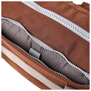 Petit sac de sport en toile recyclée Roka Gatwick - Marron chocolat