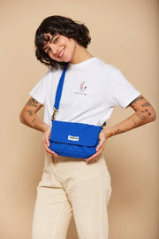 Hindbag Margault Quilted Shoulder Bag - Electric Blue