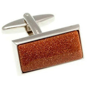 david-van-hagen-goldstone-rectangle-cufflinks---brownsilver-34498450