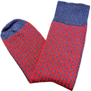 bassin-and-brown-brandyn-check-socks---marl-bluered-35060317